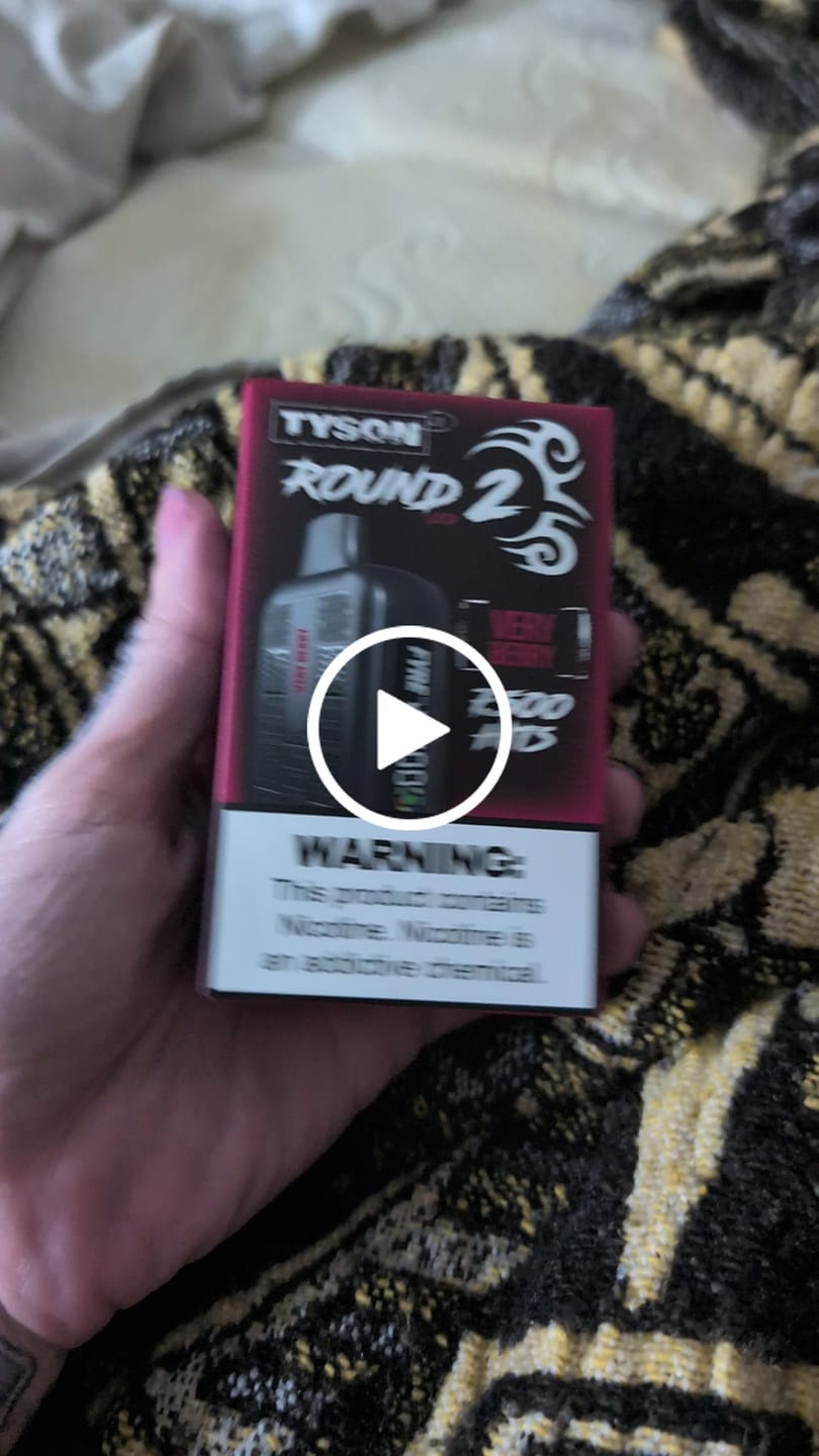 Customer video review of TYSON – Round 2 | 7500 Puffs