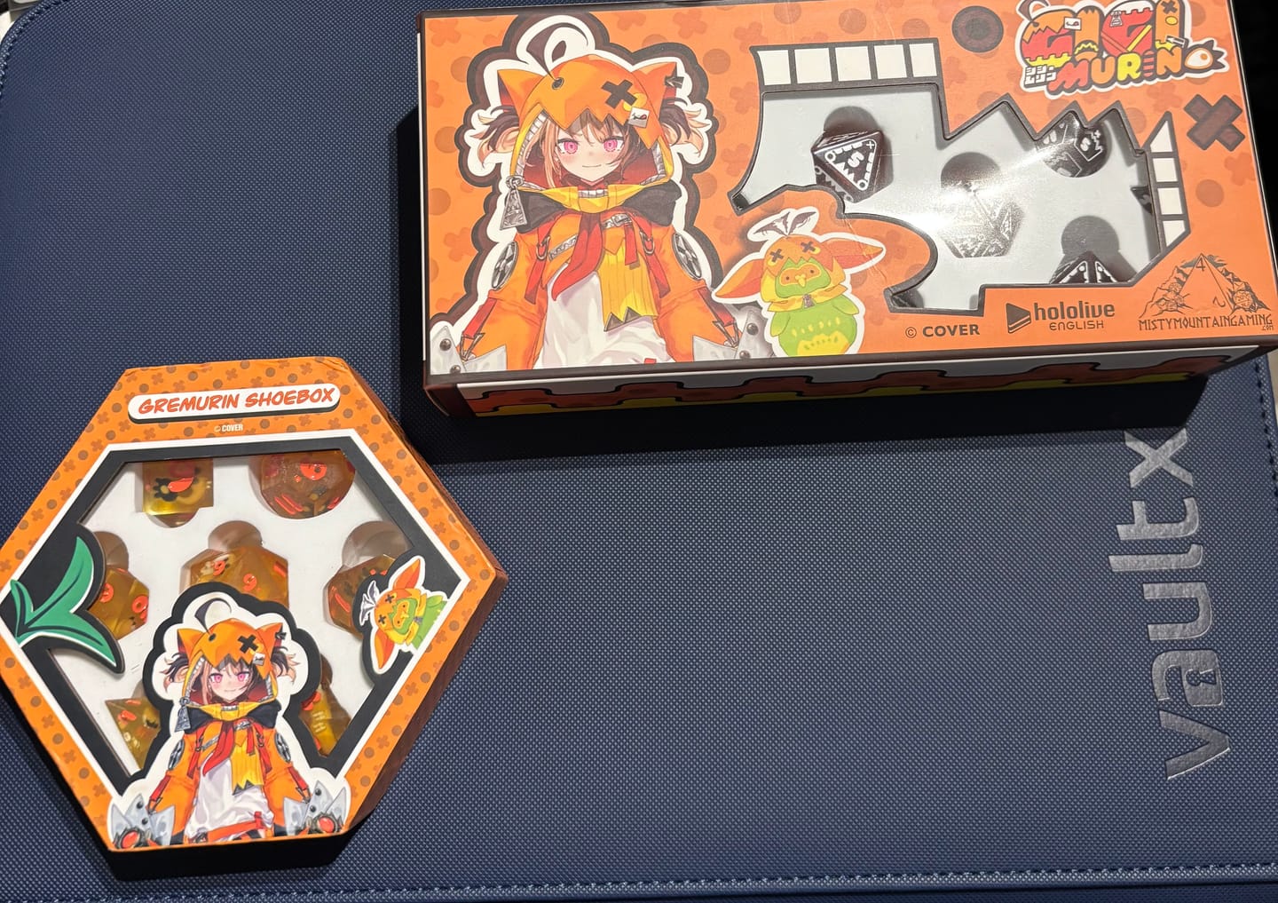 Customer photo review of Gigi Murin Glass Dice Set | hololive English x MMG Exclusive