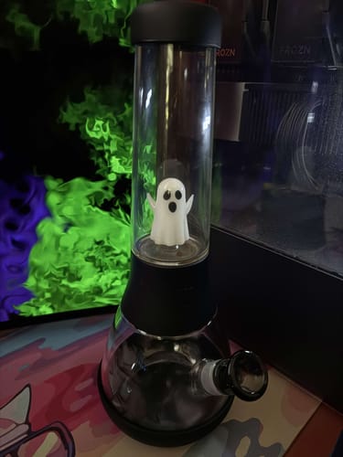 Customer photo review of Bong Percolator Tube - Spooky Ghost 👻