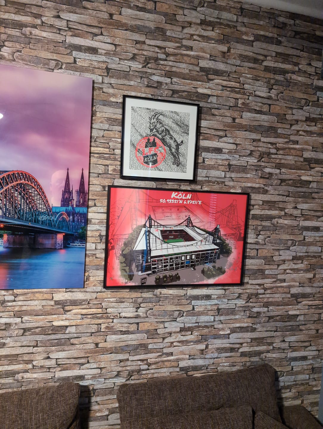 Customer photo review of Stadion Poster Köln Art Print
