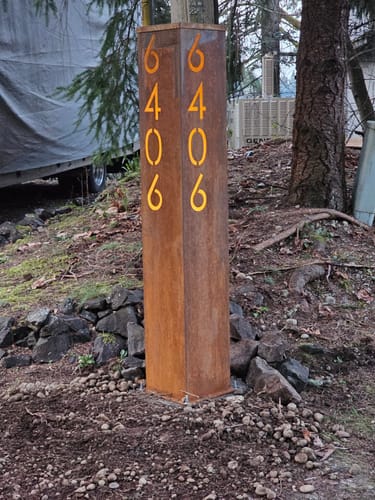 Customer photo review of Custom Sized Column for Larry