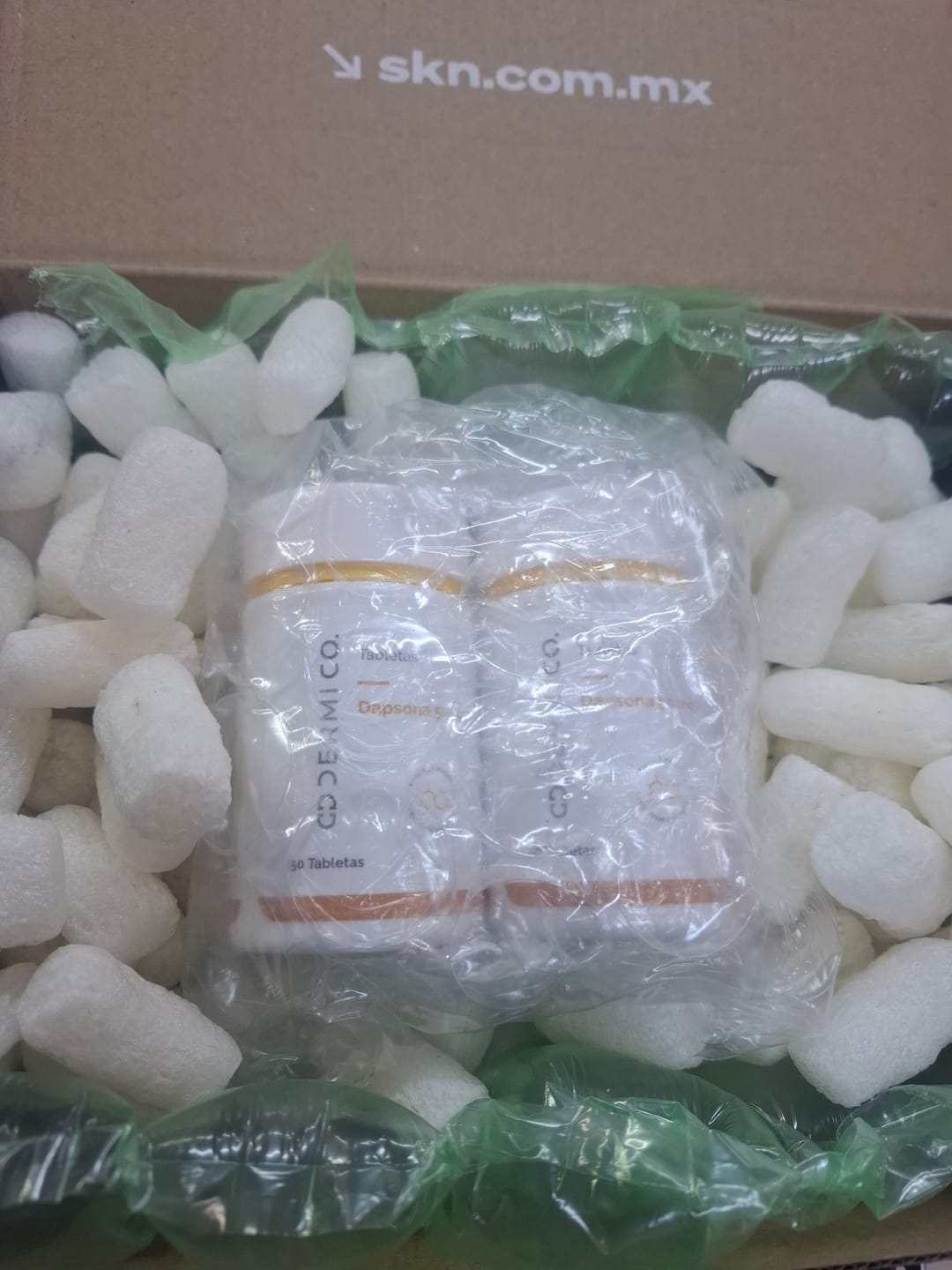 Customer photo review of DAPSONA 50 mg 50 Tabletas Dermico