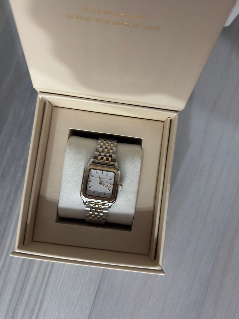 Customer photo review of Macy Gold Silver