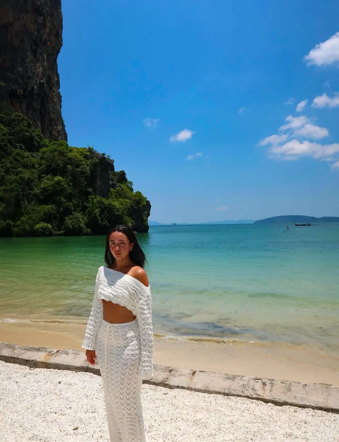 Customer photo review of Kayla Offshoulder Cover Up Skirt Set