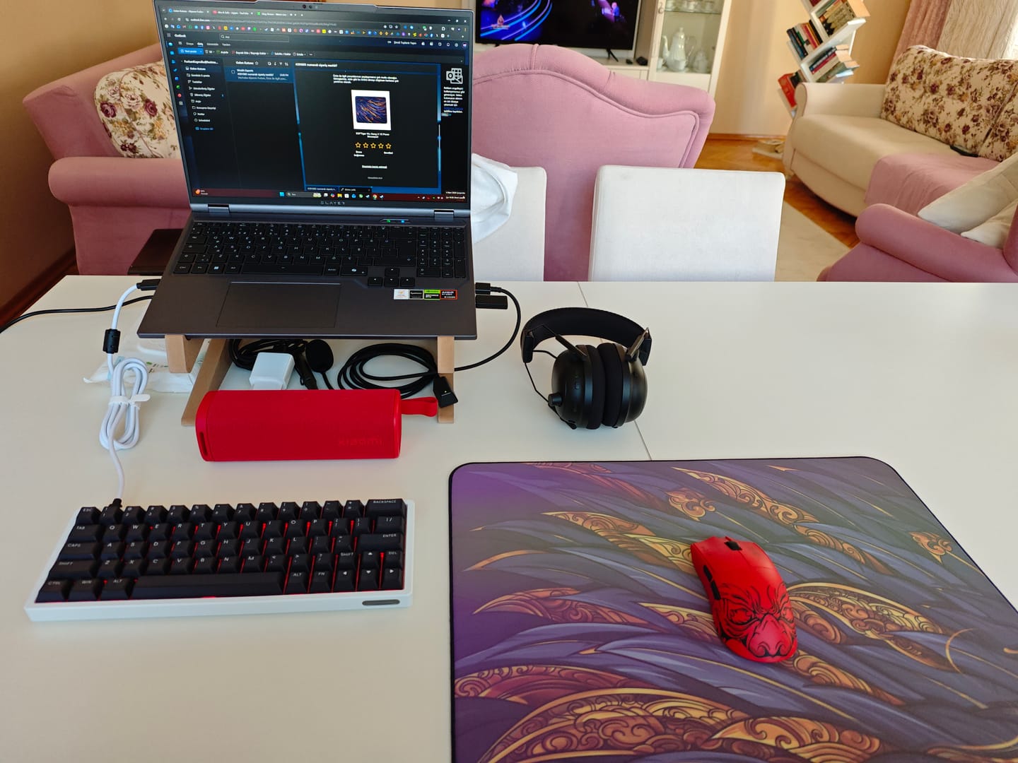 Customer photo review of ESPTiger Wu Xiang X V2 Poron Mousepad