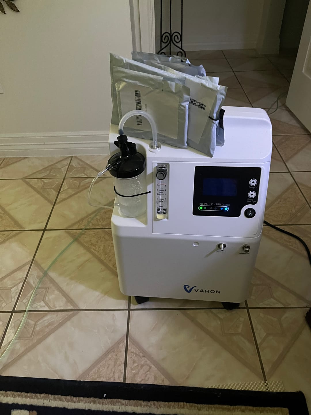 Customer photo review of Filter Set for Serene 5 Oxygen Concentrator