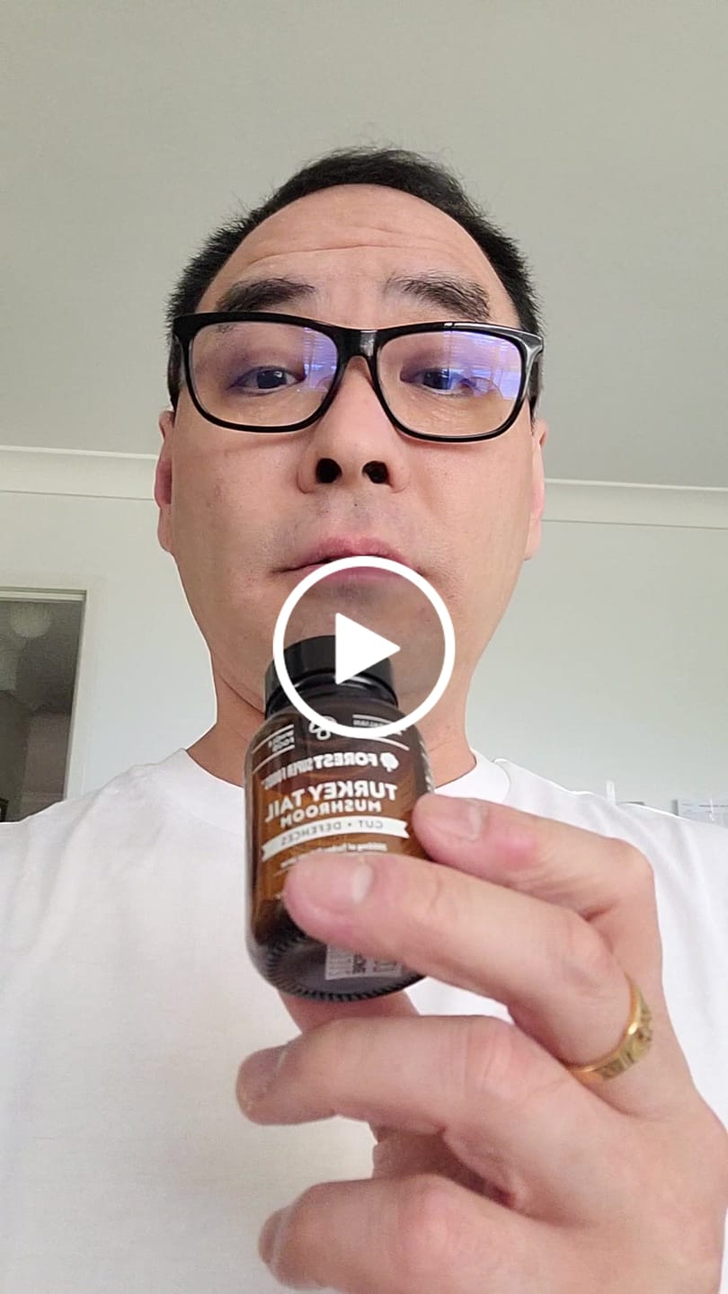 Customer video review of Australian Grown Turkey Tail Capsules