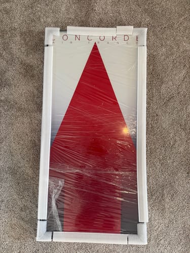 Customer photo review of Wall Display Frames for LEGO® ICONS Concorde 10318