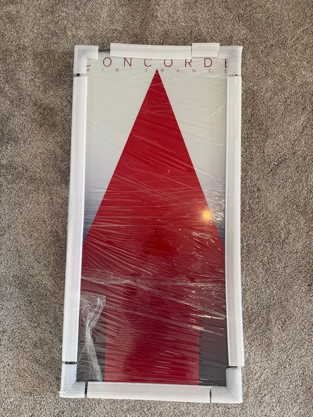 Customer photo review of Wall Display Frames for LEGO® ICONS Concorde 10318