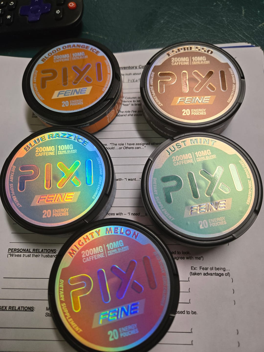 Customer photo review of Feine Energy Pouches