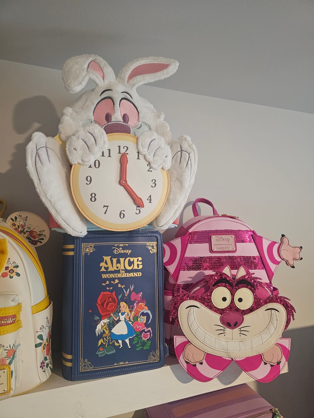 Customer photo review of Loungefly Disney Alice in Wonderland White Rabbit Cosplay Mini Backpack