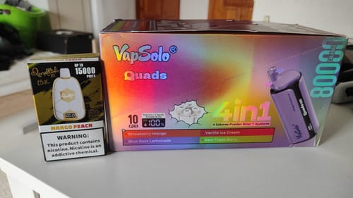 Customer photo review of VAPSOLO QUADS 80000 4en1 | 4 sabores