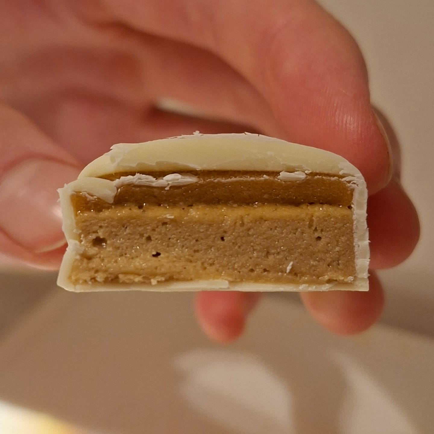 Customer photo review of BAREBELLS Cinnamon Bun