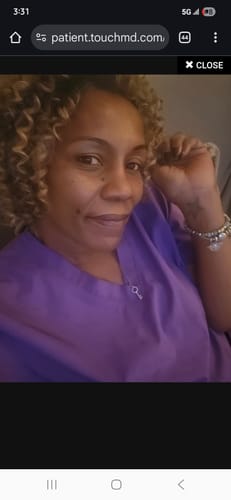 Reviewer with bright eyes and smooth skin after using the Anti-Aging, Brightening Eye Cream.
