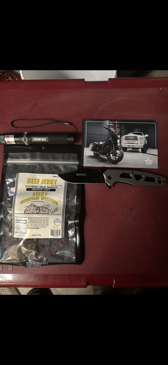 Customer photo review of Gourmet Premium Beef Jerky