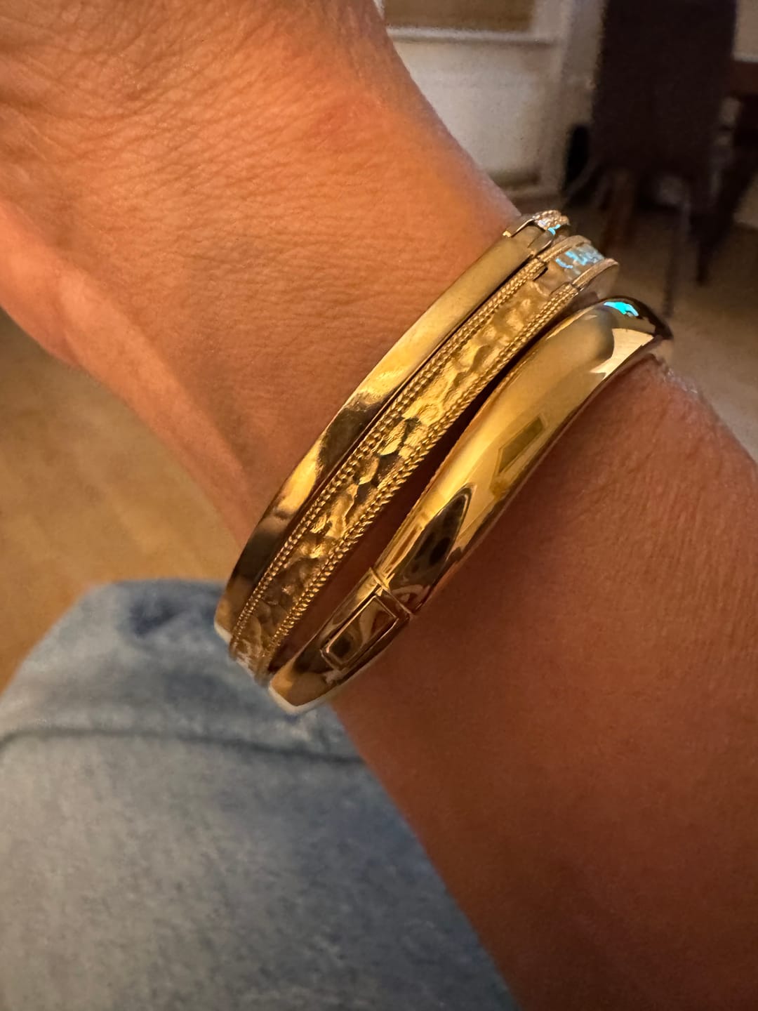 Customer photo review of Wave Bangle