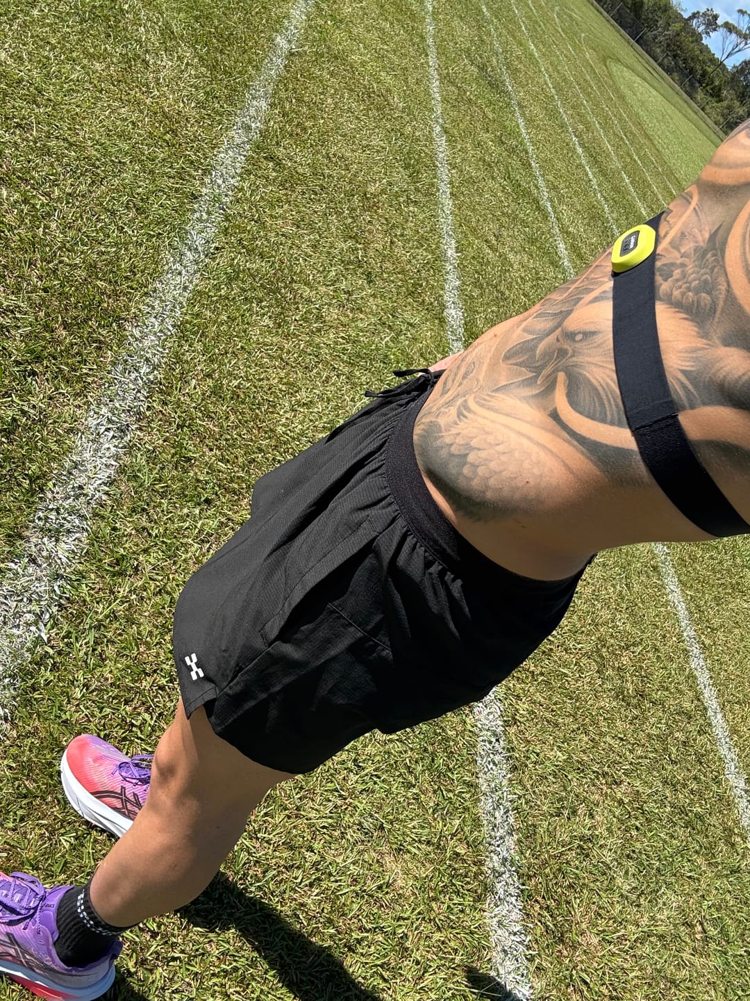 Customer photo review of Stride Shorts