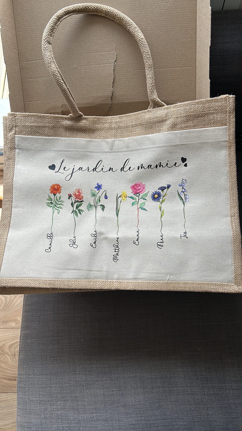 Customer photo review of Le jardin de mamie - Grands-parents-Sac