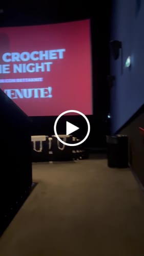 Customer video review of KNITTING & CROCHET MOVIE NIGHT - MILANO - March 1