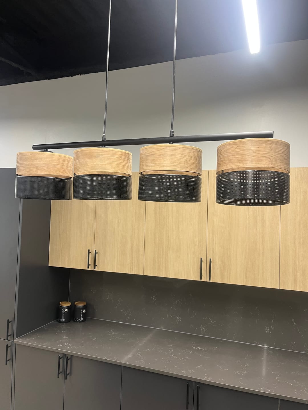Customer photo review of NICOL Nordic Minimalist Pendant Light Fixture for Kitchen Island, Dining Area & Living Room