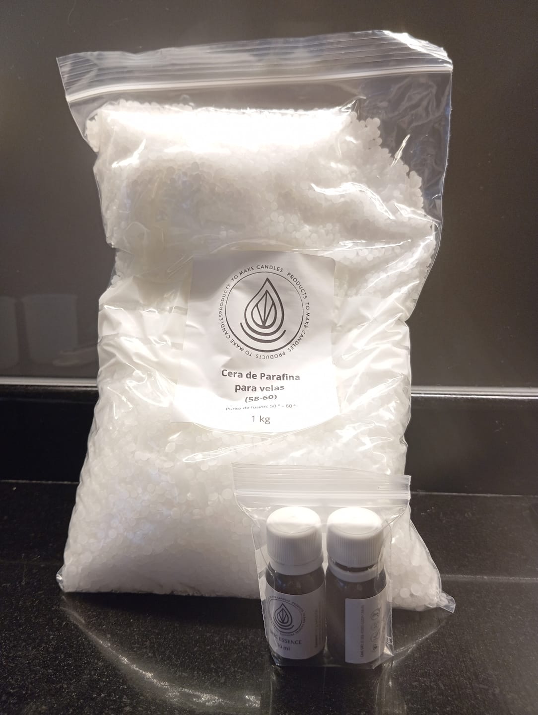 Customer photo review of Cera de Parafina para Velas (58-60)