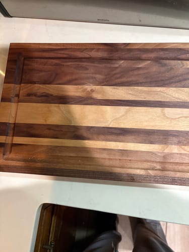 Customer photo review of Walnut Cutting Boards