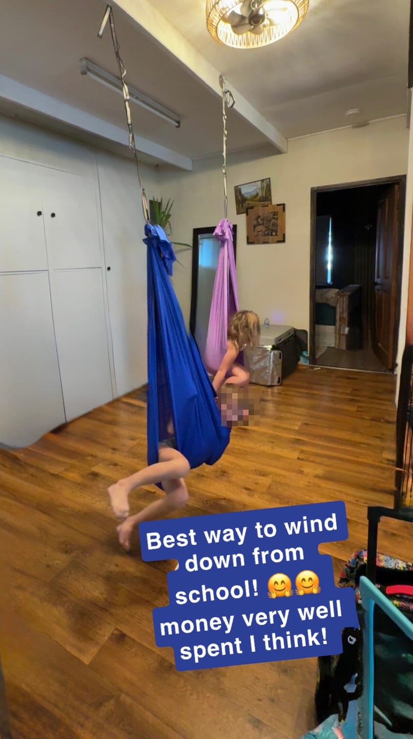Customer photo review of NeuroCalm™ Premium Sensory Swing