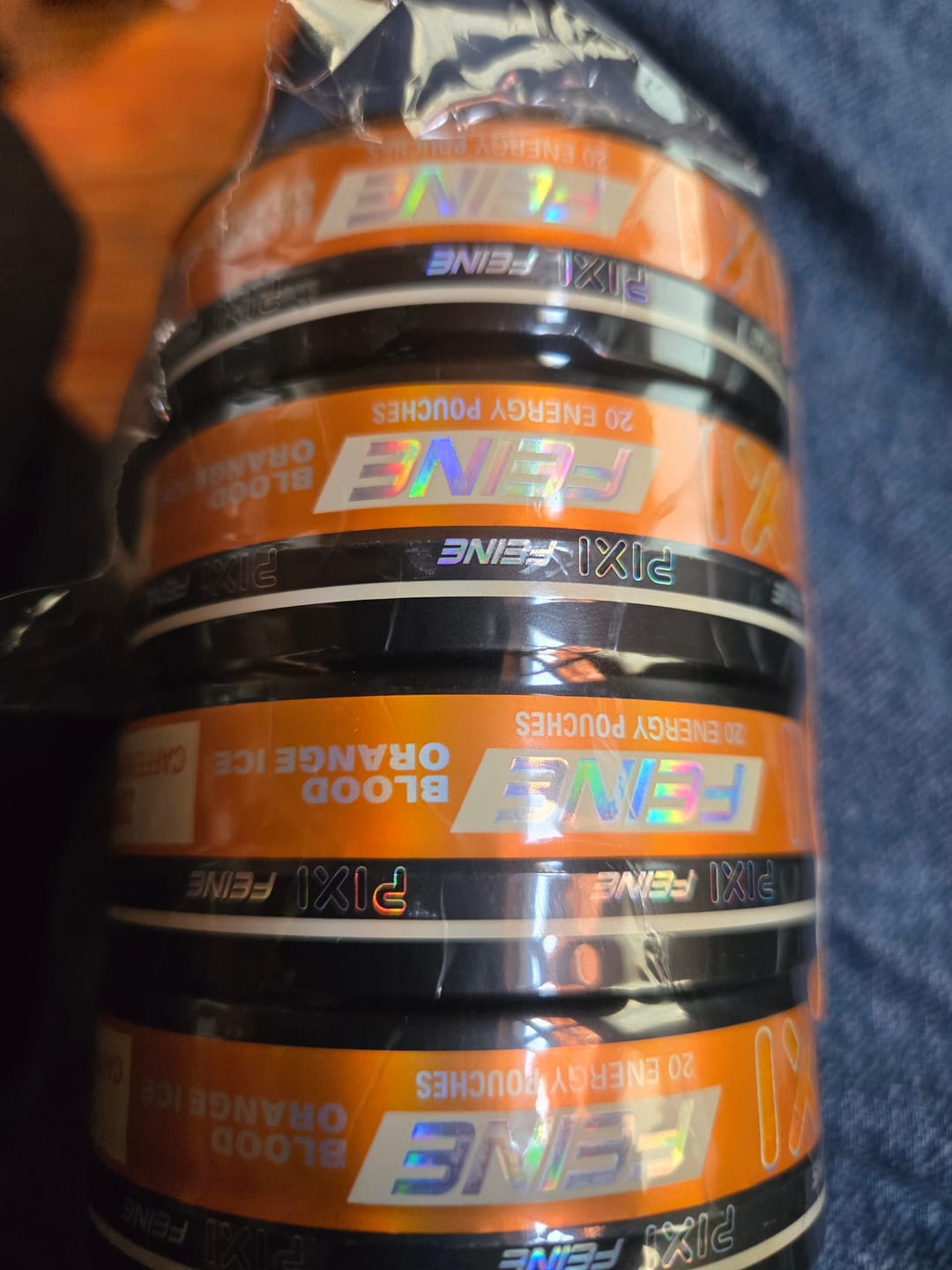 Customer photo review of Feine Energy Pouches