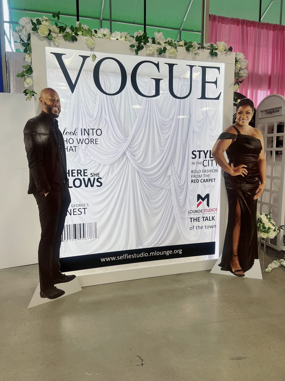 Customer photo review of Personalized Cardboard Cutouts | Custom Life Size Cutout