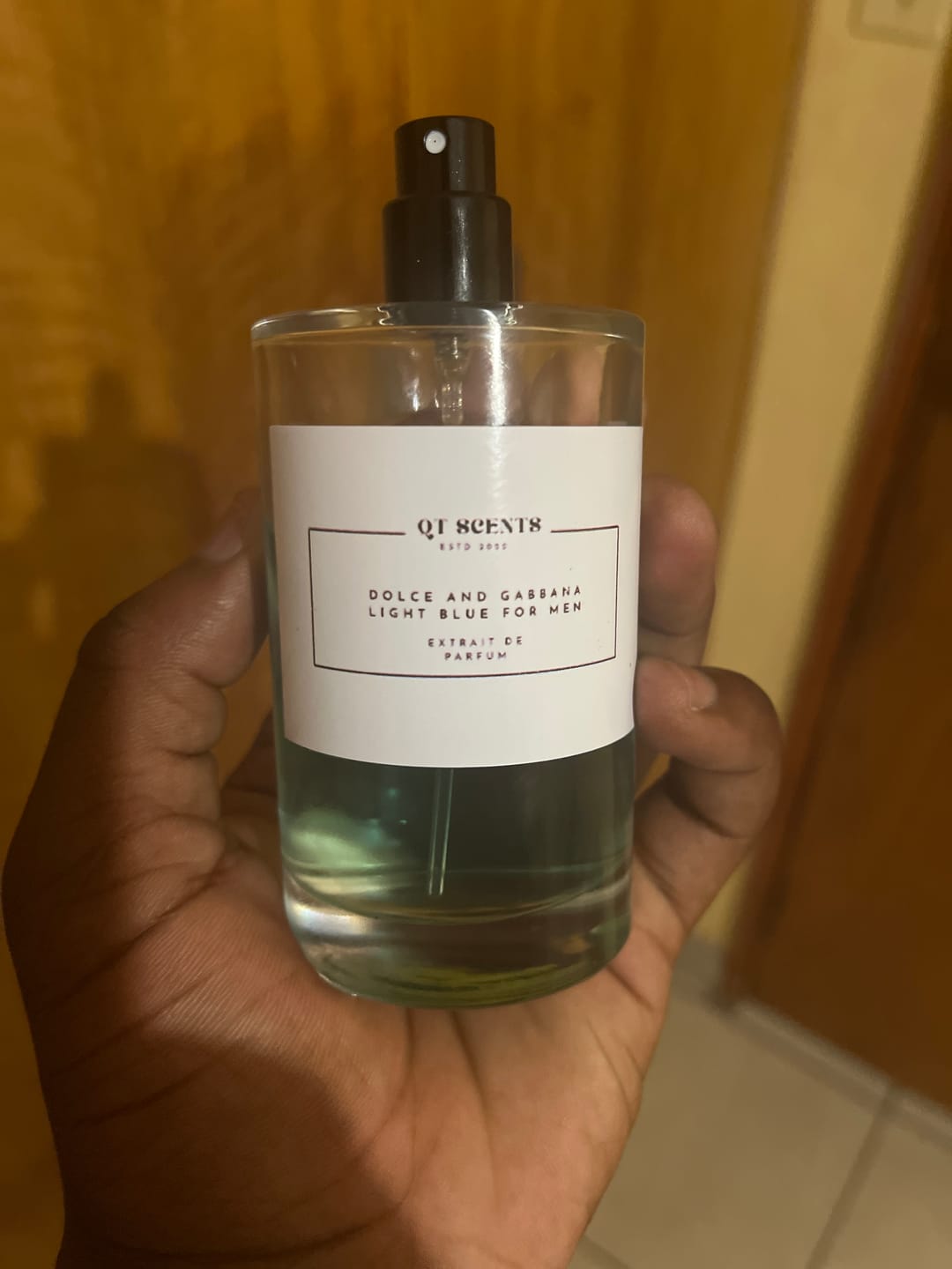 Customer photo review of Inspired by Dolce and Gabbana light blue for men
