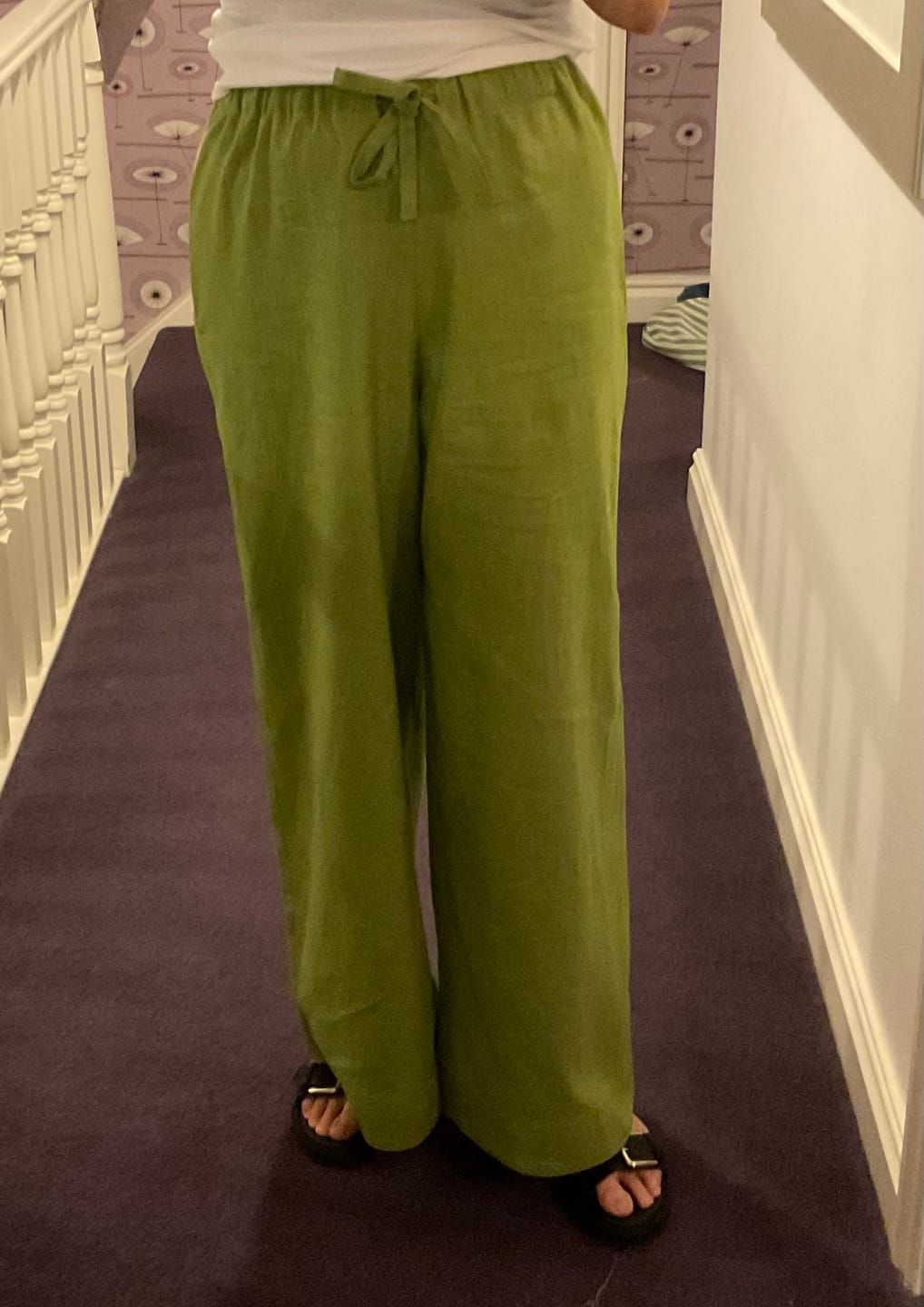 Customer photo review of Washed Linen Blend Fabric
