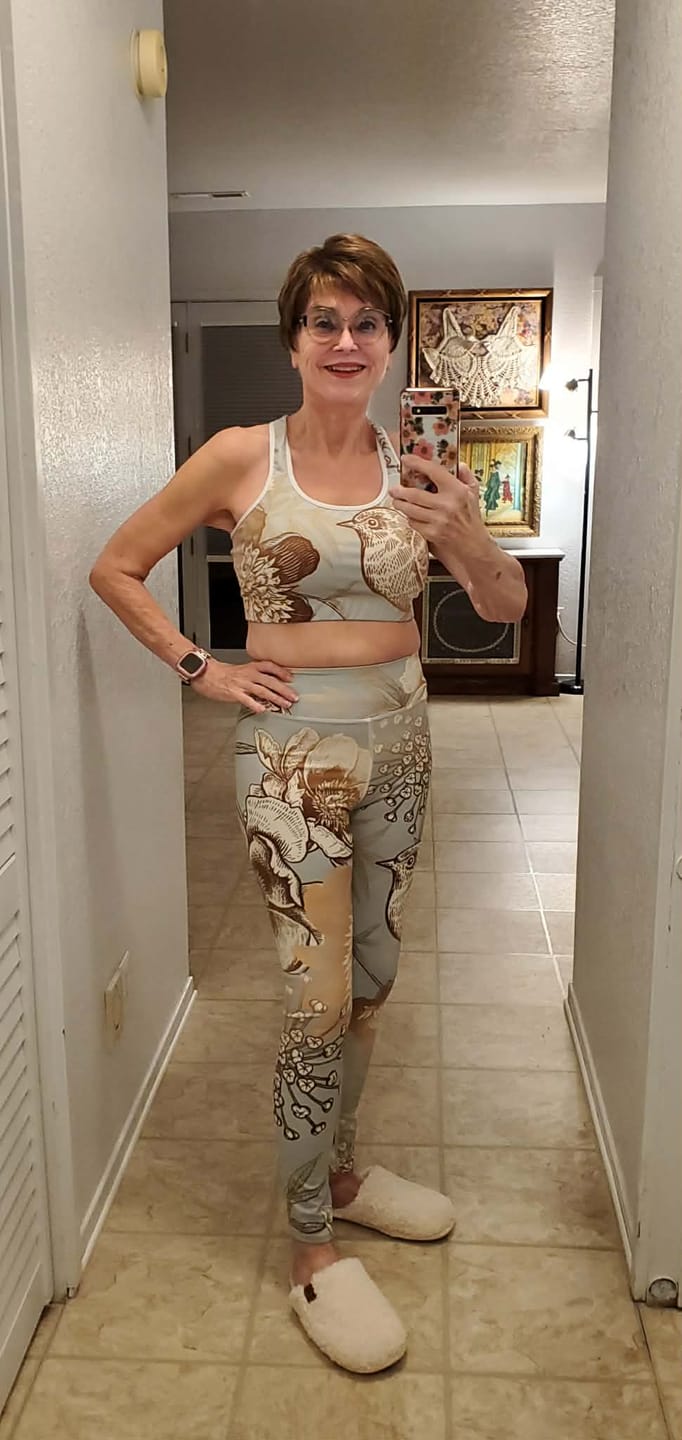 Customer photo review of Golden Garden Sports Bra