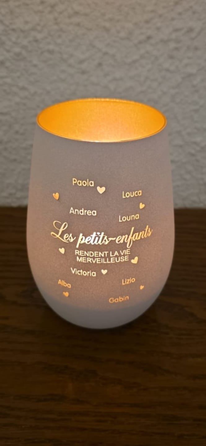 Customer photo review of Les petits-enfants - Grands-parents-Photophore