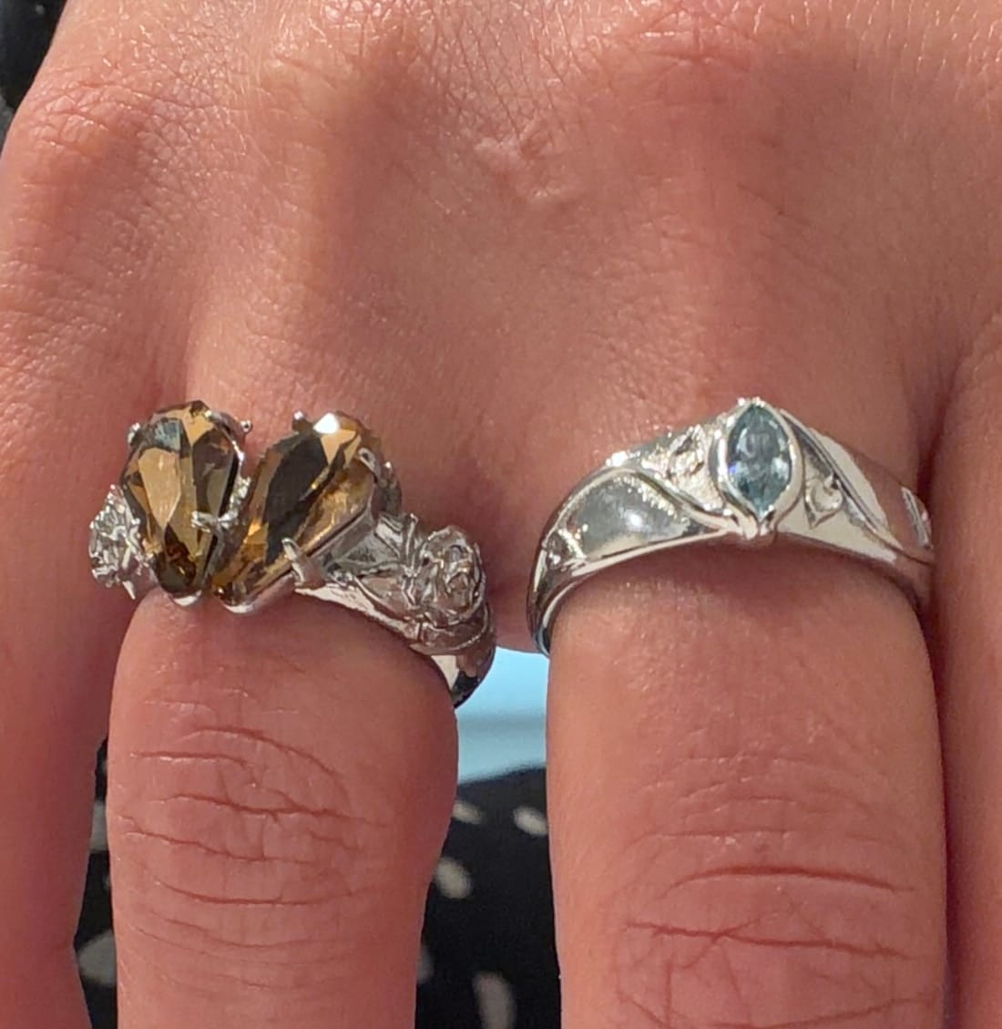 Customer photo review of BIRTHSTONE RING (MARCH)