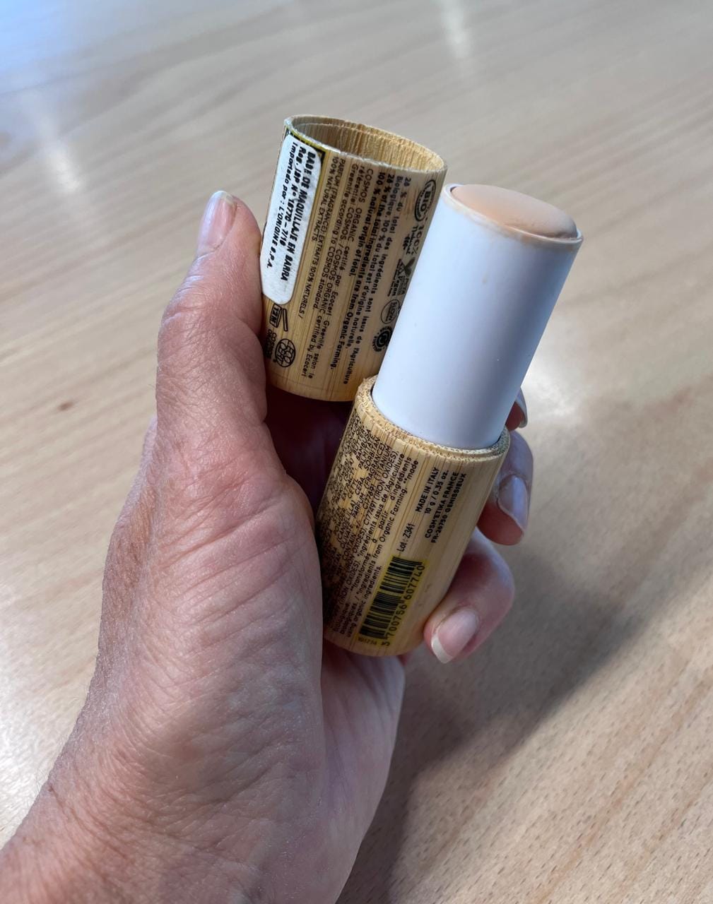 Customer photo review of Base en Barra Honey Beige 774