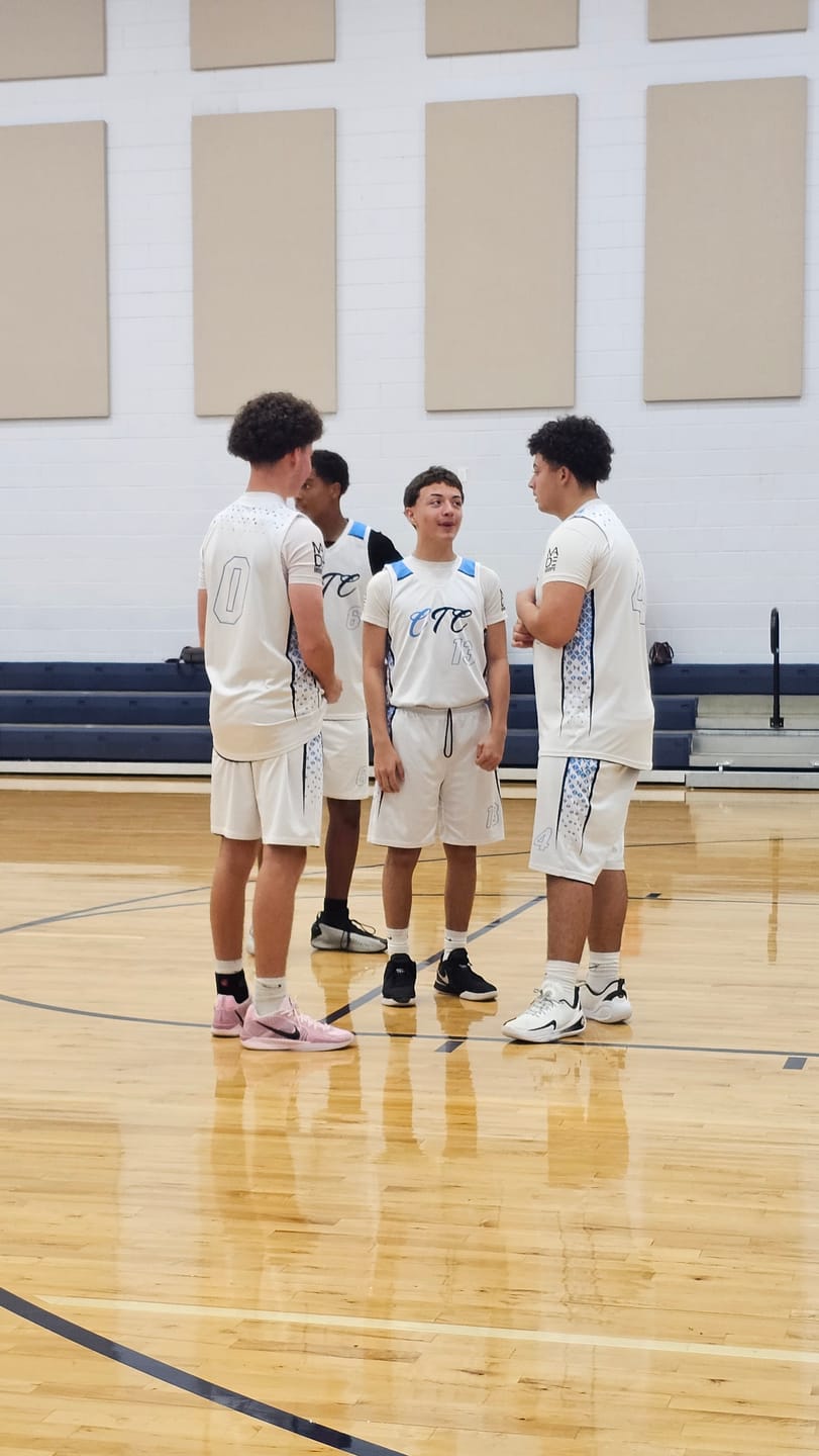 Customer photo review of Custom Navy White Side Gradient Patttern Double Side Sports Uniform Basketball Jersey