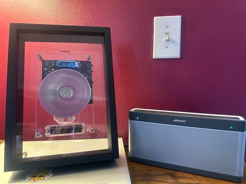 Customer photo review of M1 Music Frame CD Player