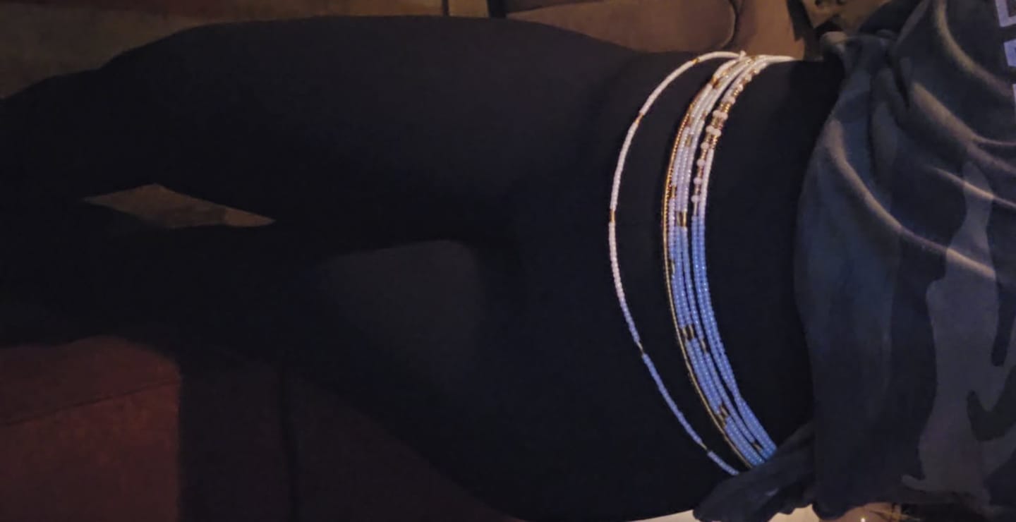 Customer photo review of Romantic Royal Waist Beads - Select 5 for 50% OFF