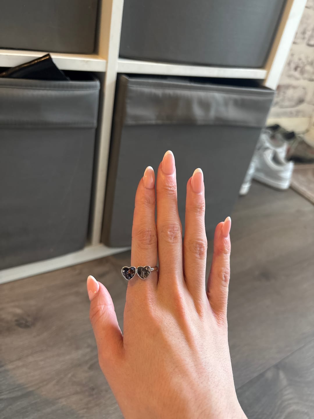Customer photo review of Heart Locket Ring