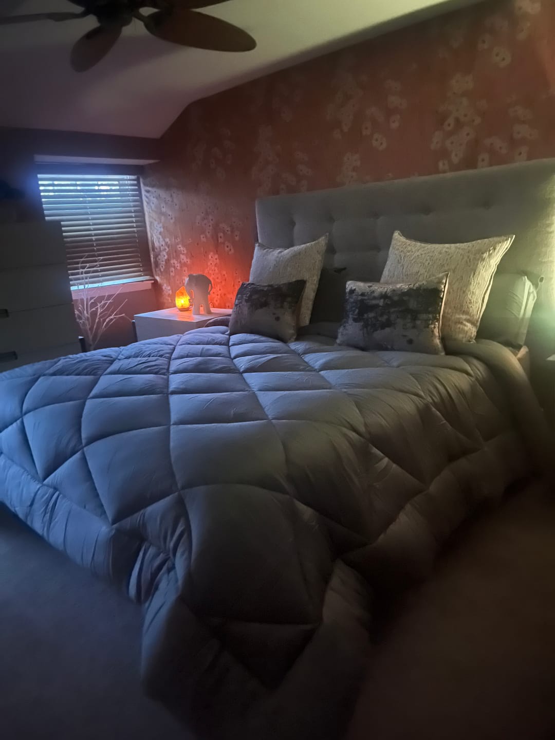 Customer photo review of DÍA Over-Sized Eucalyptus Comforter Set