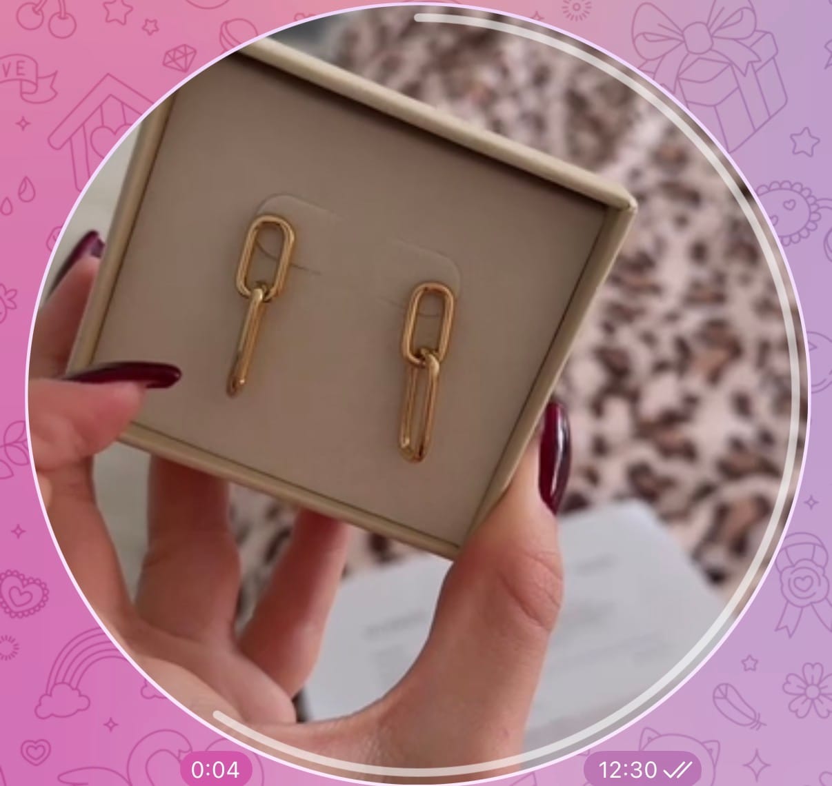 Customer photo review of Tiffany Earrings