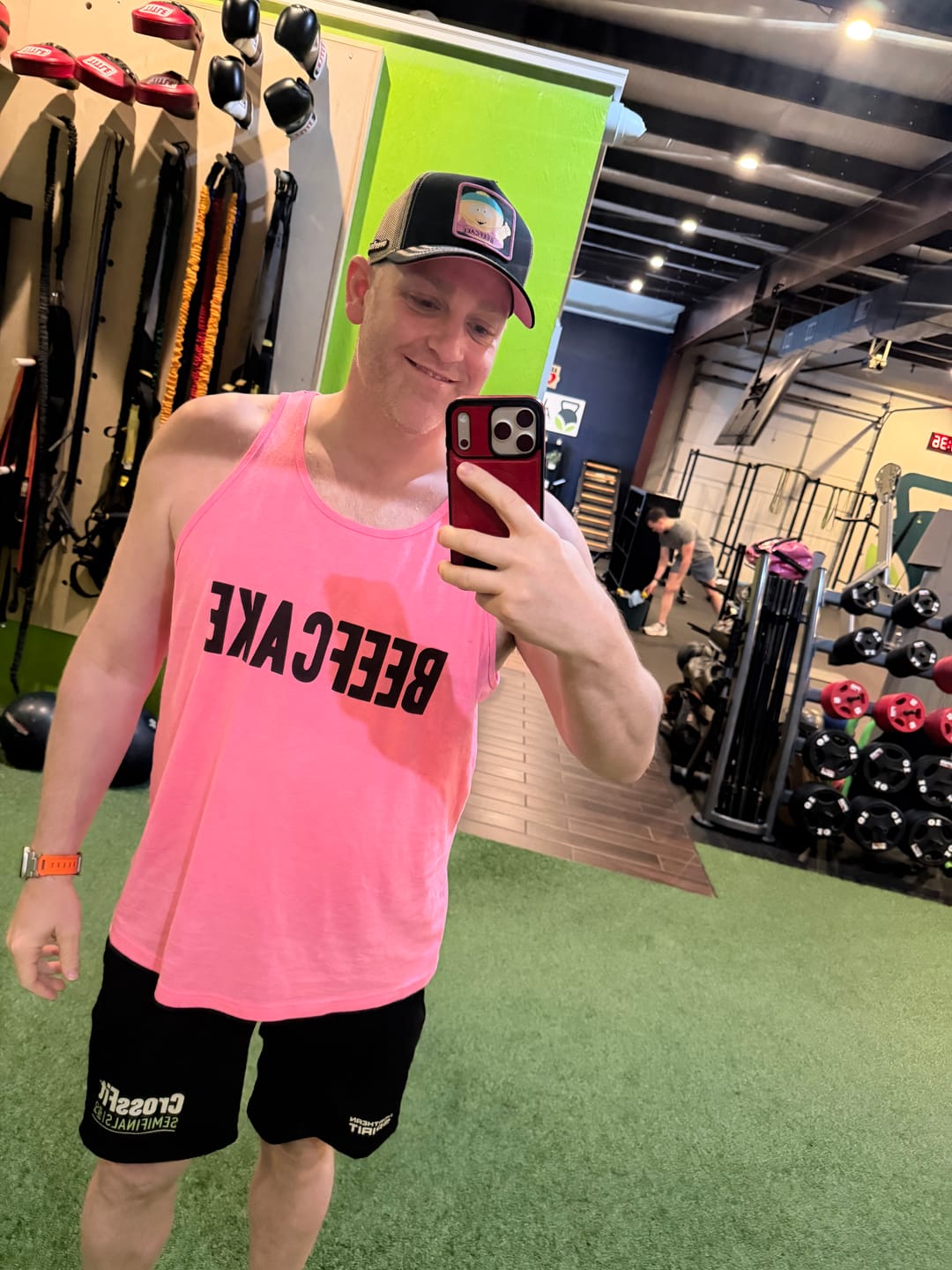 Customer photo review of OVERLORD X South Park: Cartman Beefcake Trucker Cap