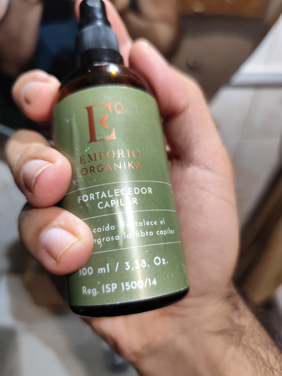 Customer photo review of TÓNICO FORTALECEDOR CAPILAR 100 ML