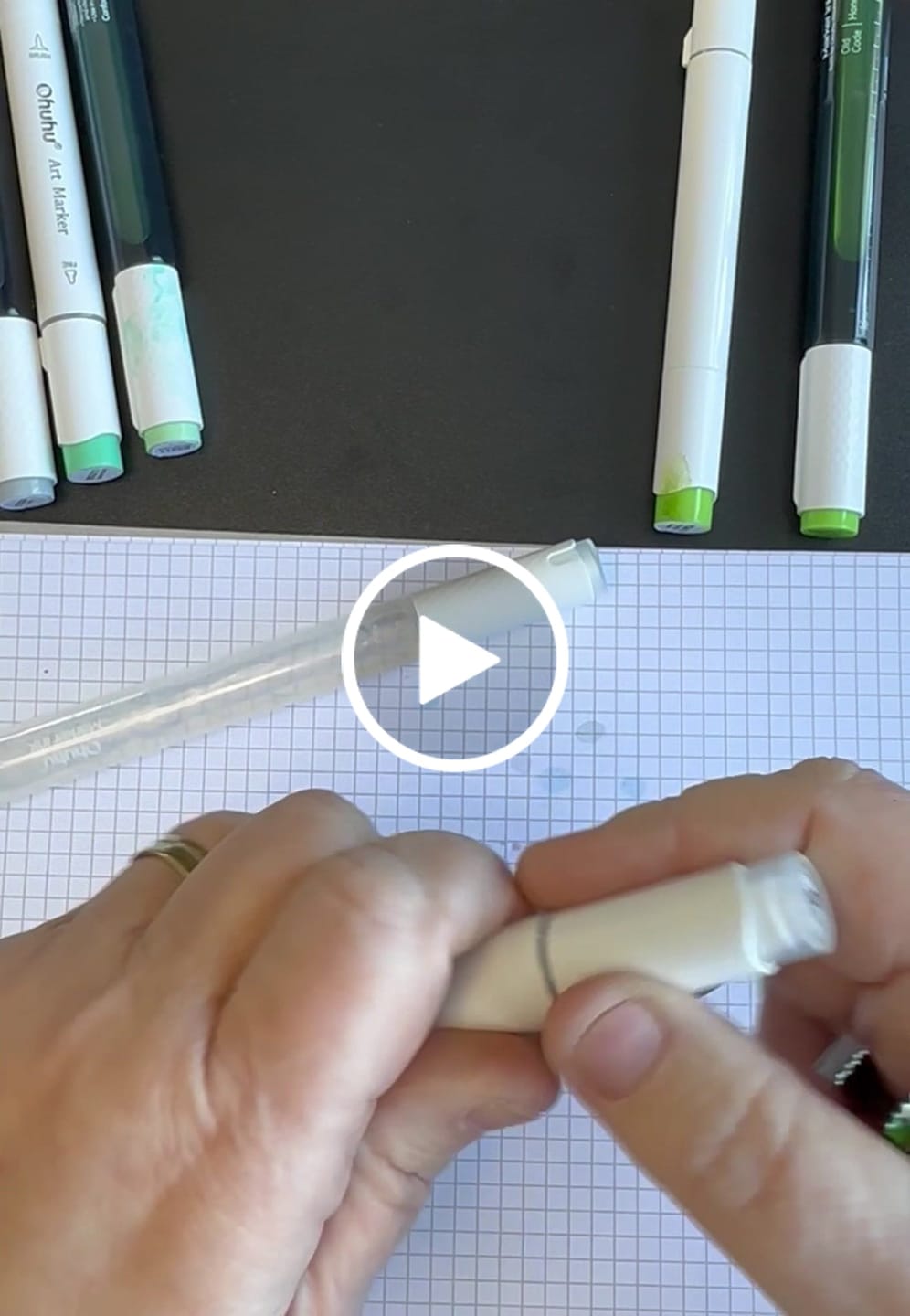 Customer video review of Ohuhu Marker Ink 0 Refill for Alcohol marker