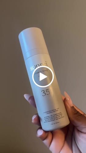 Customer video review of Clearly Zinq® Tinted Hydrating Facial SPF 35 + Growth Factor Sunscreen Mineral Gel/Primer