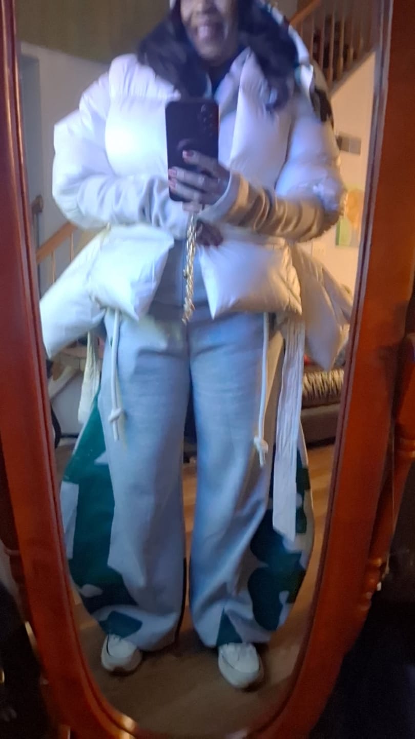 Customer photo review of Aelfric Eden Graffiti Super Baggy Barrel Sweatpants