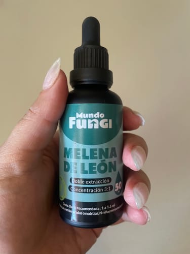 Customer photo review of Gotas de Melena de León - Ultra concentrado 50ML