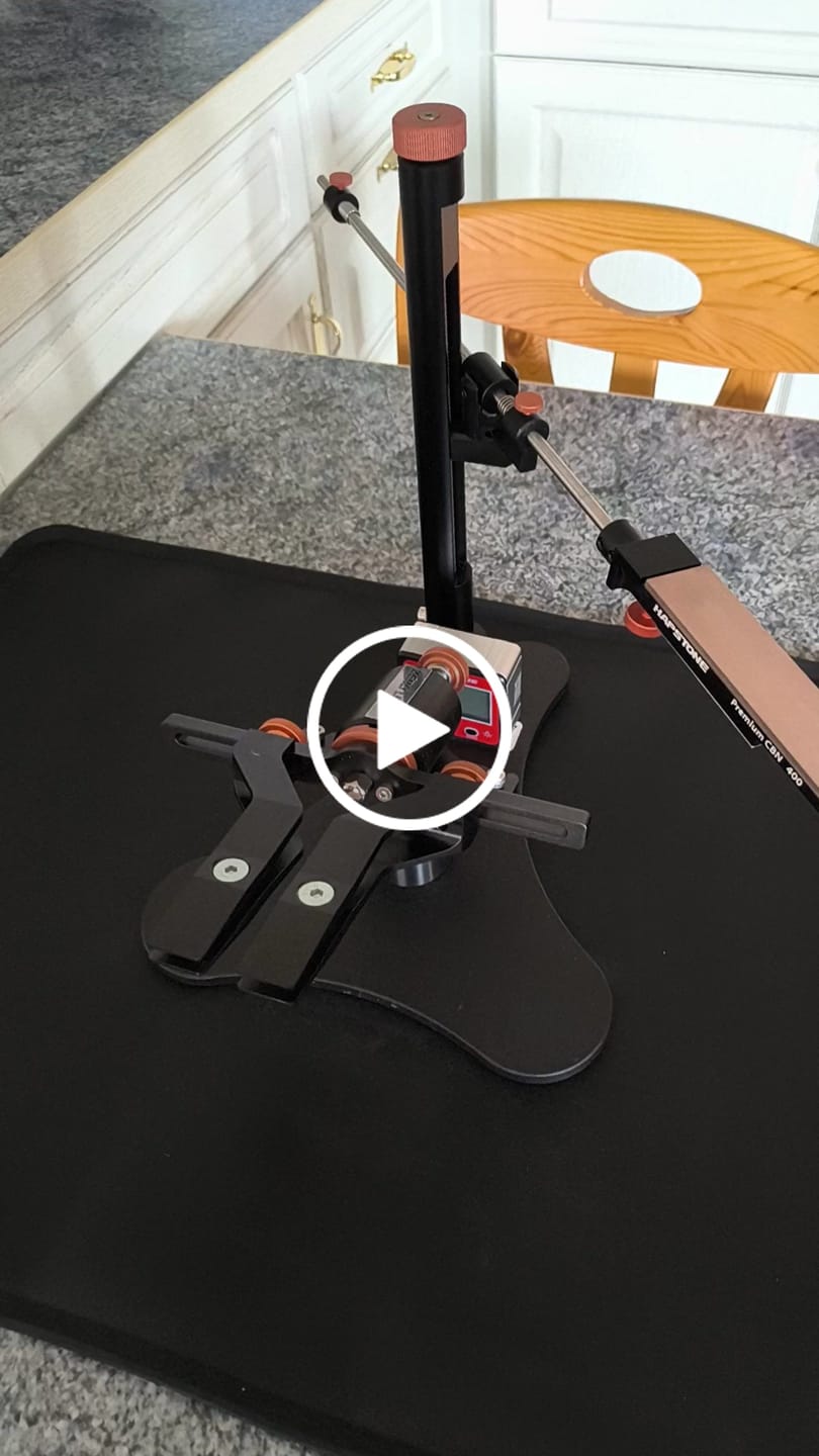 Customer video review of Hapstone R2 BLACK Knife Sharpener