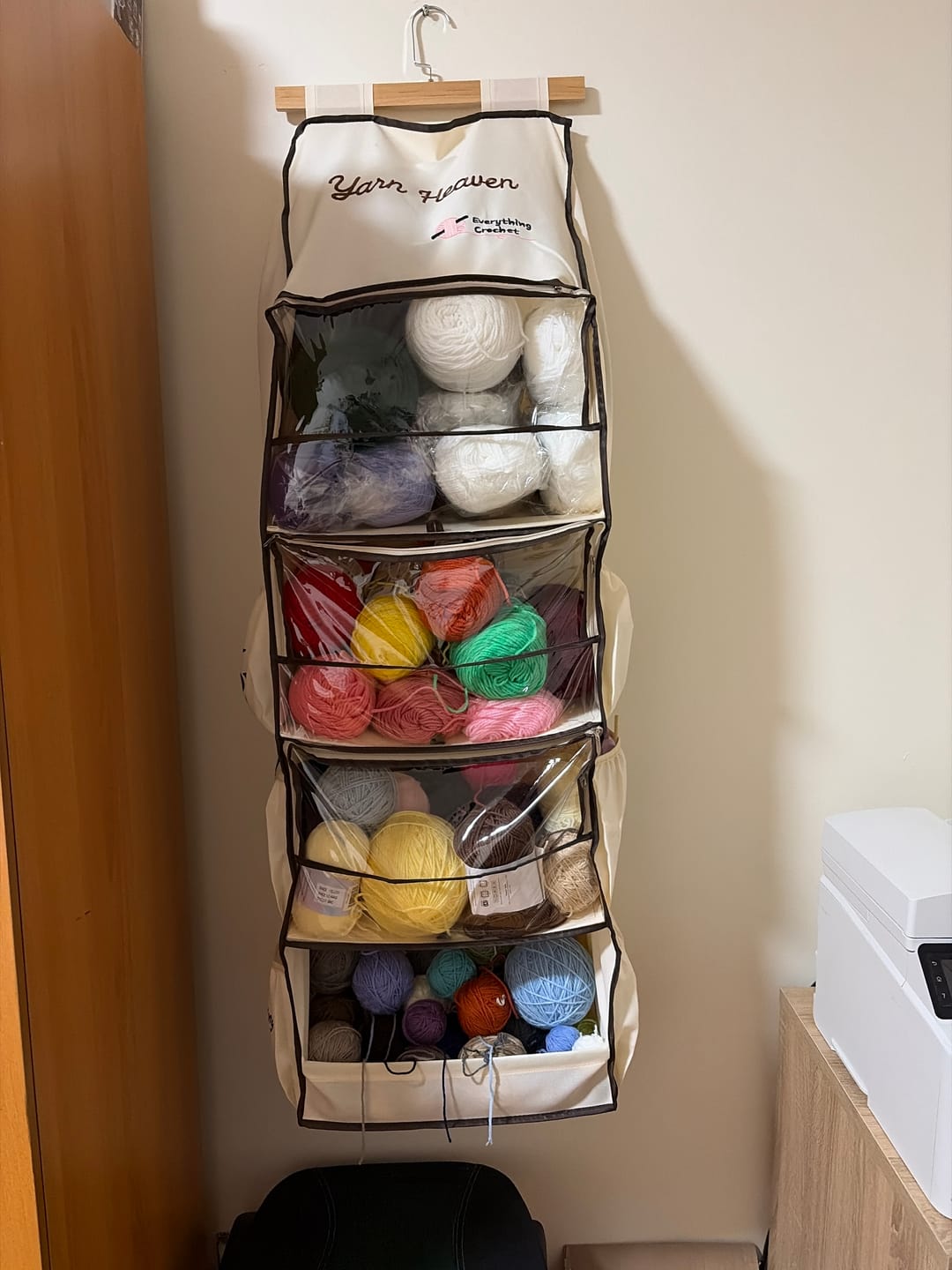 Customer photo review of Yarn Heaven Storage Bag