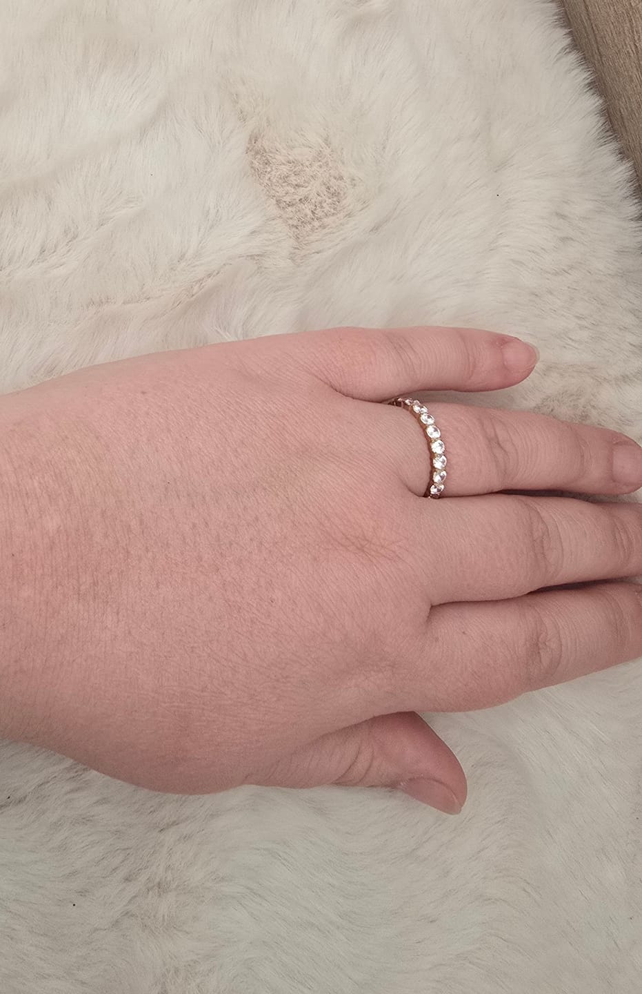 Customer photo review of Estella Ring | 18K vergoldet
